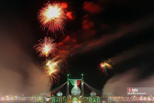 مسجد جمکران در شب نیمه شعبان 