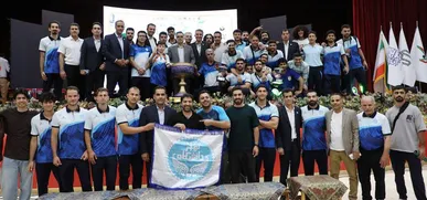 قهرمانی مقتدرانه دانشجویان پسر دانشگاه تهران در هفدهمین المپیاد فرهنگی ورزشی کشور