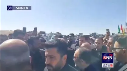 حضور پزشکیان در مسیر زائران امام رضا (ع)