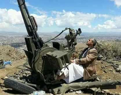 انهدام پهپاد متجاوز ائتلاف سعودی در حجه
