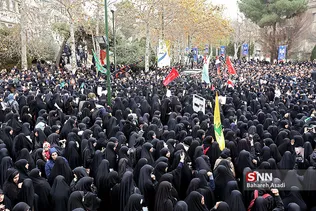 سوگواری شهادت سردار سلیمانی در دانشگاه تهران