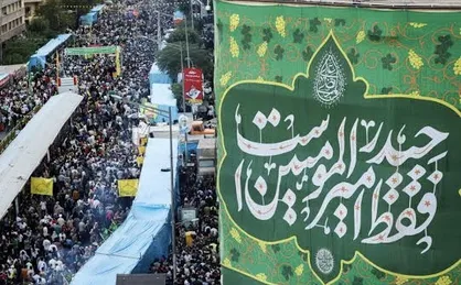 حضور پر شور مردم کرمان در جشن&zwnj;های عید غدیر / تجدید بیعت با رهبر معظم انقلاب+فيلم