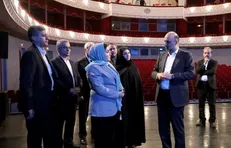 بازدید وزیر فرهنگ تاجیکستان از تالار وحدت/ هفته فرهنگی کشور همزبان در ایران