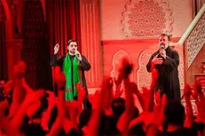 پخش زنده مراسم مداحان مشهور ایرانی در هیات شهر بصره