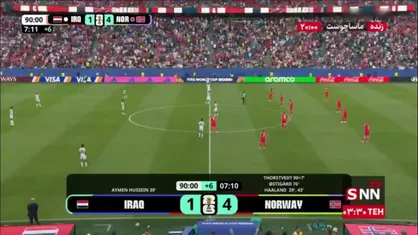 نروژ اولین باخت آسیایی&zwnj;ها را رقم زد؛ خیز هالند برای آقای گلی با دبل مقابل عراق/ عراق ۱ - ۴ نروژ
