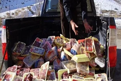 معدوم&zwnj;سازی ۶۸۰ کیلوگرم جگر مرغ فاسد در بشاگرد