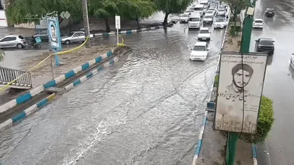 آبگرفتگی گسترده در بندرعباس و شهرهای غربی هرمزگان/مسدود شدن موقت محور بندرخمیر&ndash;بندرلنگه بر اثر سیلاب