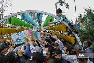  تشییع و تدفین پیکر شهید مدافع حرم «احسان کربلایی پور» در قم