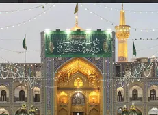 حال و هوای حرم مطهر رضوی در روز ولادت امام زمان(عج) و نیمه شعبان + فیلم و تصاویر