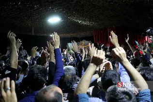 وداع با پیکر شهیدمدافع‎حرم محمدابراهیم رشید 