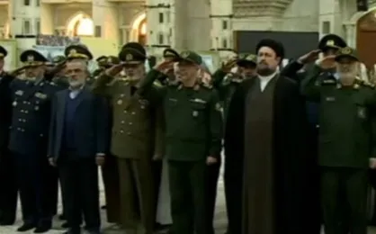 تجدید میثاق فرماندهان و مسؤولان نیرو&zwnj;های مسلح با آرمان&zwnj;های حضرت امام و رهبر انقلاب