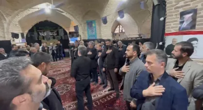 سوگواری کسبه شهرکرد در فراغ رهبر شهید + فیلم