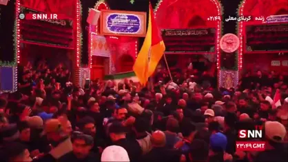 تشییع پیکر رهبر شهید انقلاب در حرم سیدالشهدا (ع) همچنان ادامه دارد