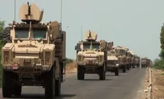 کاروان لجستیک متعلق به نظامیان آمریکا در عراق هدف قرار گرفت