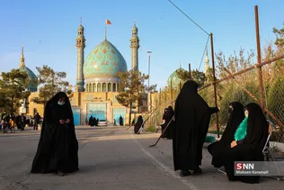 مسجد جمکران در شب نیمه شعبان 