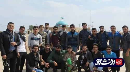 ۲۰۰ نفر از دانشجویان خواهر و برادر دانشگاه رامین در مناطق عملیاتی شلمچه حضور یافتند
