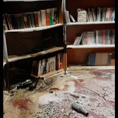 دفتر بسیج دانشجویی دانشگاه آزاد تهران شمال دچار حریق شد + عکس