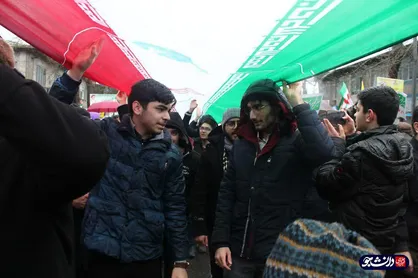 دانشجویان گلستانی در راهپیمایی ۲۲ بهمن ۶ غرفه محتوایی برپا کردند + تصاویر