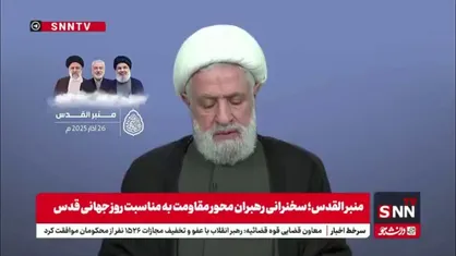 شیخ نعیم قاسم: مقاومت فلسطین نشان داد که اسراییل در بحران وجودی به سر می&zwnj;برد