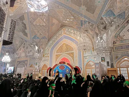 برگزاری آئین سوگواره شیرخوارگان حسینی در حرم مطهر رضوی