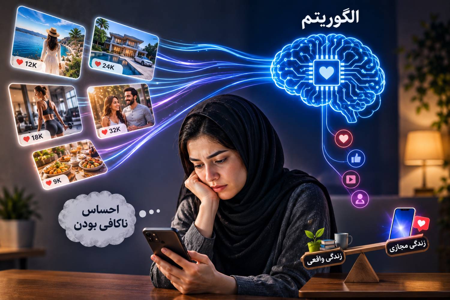 از قاب استوری تا واقعیت زندگی؛ مقایسهای که زندگی را کوچک میکند از قاب استوری تا واقعیت زندگی؛ مقایسهای که زندگی را کوچک میکند