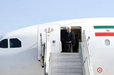 در ادامه سفر‌های استانی روحانی وارد اردبیل شد