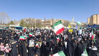 امروز بانوان شهرکردی میدان&zwnj;داری کردند + فیلم