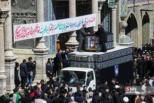  تشییع آیت‌الله علوی گرگانی در قم