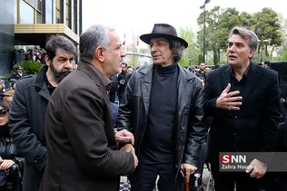 مراسم تشییع مرحوم «جمشید مشایخی»