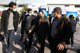 بازدید وزیر ارتباطات از نمایشگاه تلکام ۱۴۰۰