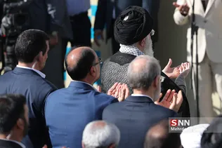  اقامه نماز عید فطر به امامت رهبر معظم انقلاب