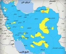 بازگشت رنگ نارنجی به نقشه کرونایی کشور