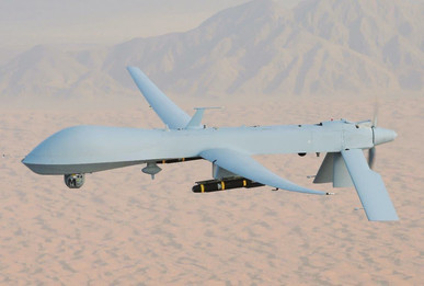 ساقط شدن چهارمین MQ-1 رژیم تروریست آمریکا بر فراز تنگه هرمز