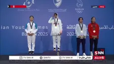 اهدای مدال طلا به امیر محمد حاتمیان نماینده وزن 60 کیلوگرم MMA