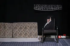 اولین شب مراسم عزاداری ماه محرم در جوار محل عروج ملکوتی قائد شهید انقلاب+فیلم سخنرانی و مداحی