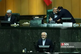 جلسه علنی مجلس با حضور ظریف وزیر امور خارجه