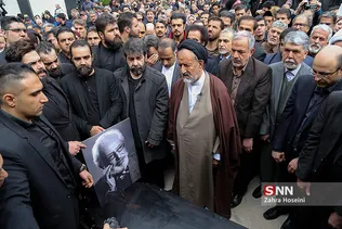 مراسم تشییع مرحوم «جمشید مشایخی»