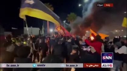 مسدود شدن مسیر&zwnj;های منتهی به فرودگاه رفیق حریری توسط مردم معترض به دلیل توقف پرواز هواپیمای تهران-بیروت / ارتش در مقابل معترضین است و این اقدام توسط دولت لبنان انجام شده است