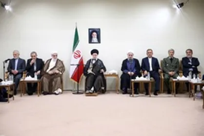 رئیس جمهور و اعضای هیات دولت با رهبر انقلاب دیدار کردند