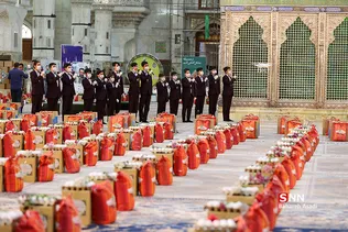 مرحله دوم رزمایش مومنانه در حرم امام خمینی (ره)