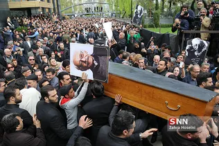مراسم تشییع مرحوم «جمشید مشایخی»