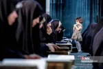 جزء خوانی قرآن کریم در حرم حضرت عبدالعظیم(ع)