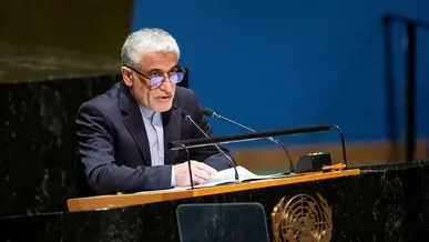 ایروانی: هیچ روند سیاسی و دیپلماتیکی نمیتواند اشغالگری را مشروعیت ببخشد / صلح پایدار و ثبات در منطقه مستلزم پایان اشغال و احترام به حاکمیت و تمامیت ارضی است + فیلم