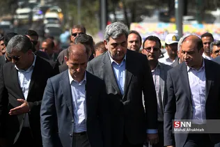 افتتاح و بهره برداری پل تقاطق غیر هم سطح بزرگراه شهید چمران 