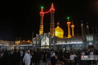شب شهادت امام رضا(ع) در حرم حضرت معصومه(س)