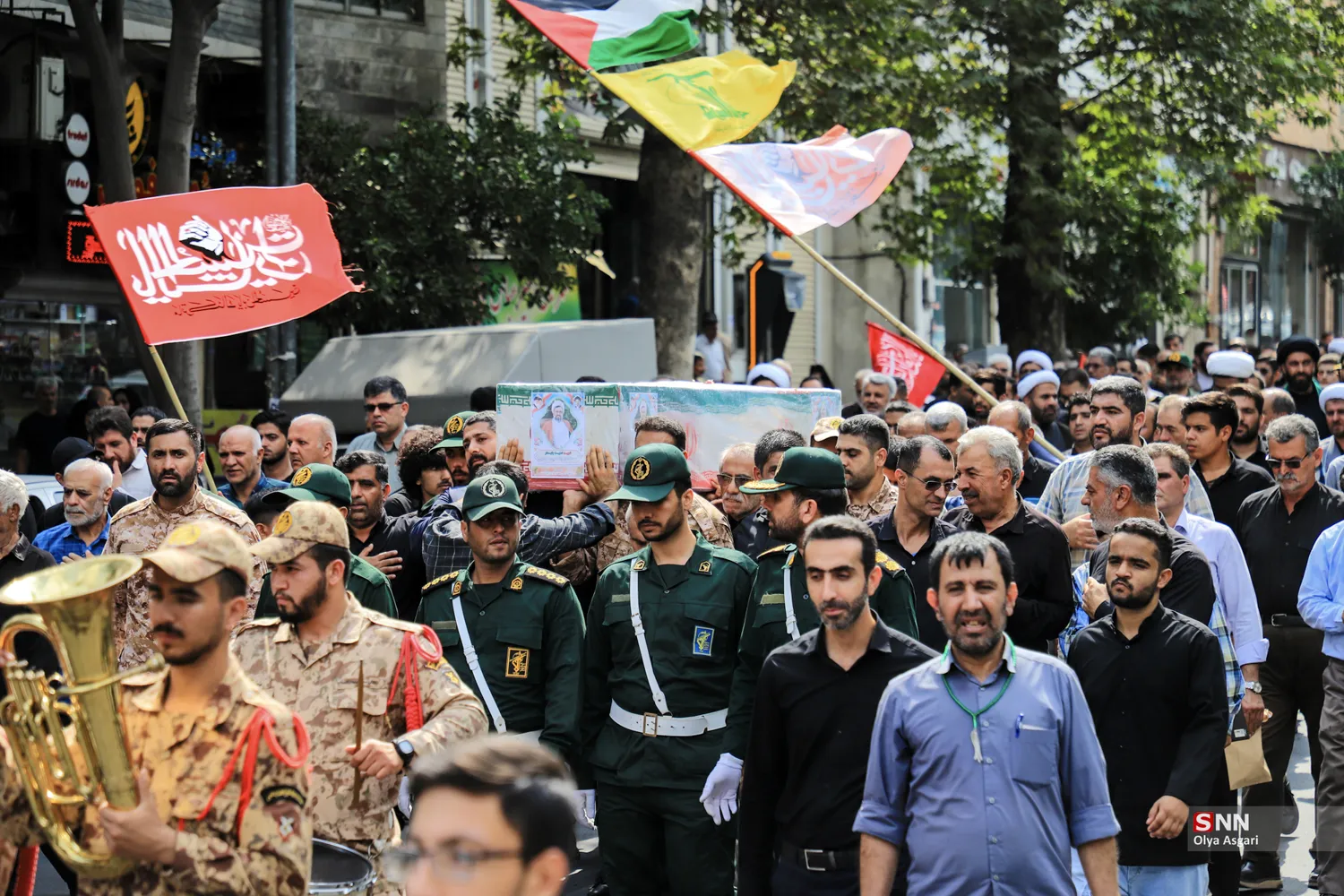 تشییع شهید امنیت پایدار در گرگان