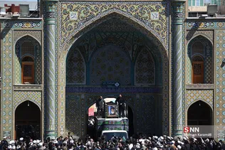  تشییع آیت‌الله علوی گرگانی در قم
