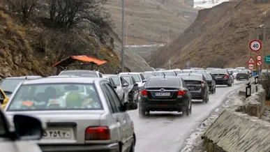 ترافیک سنگین در محورهای شمالی و برخی خروجی‌های تهران