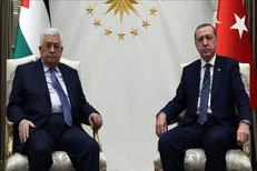 دیدار محمود عباس و اردوغان در استانبول