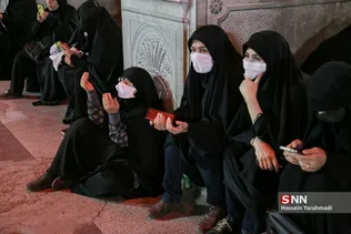 مراسم عزاداری حضرت اباعبدالله الحسین در حرم مطهر حضرت معصومه (سلام الله علیها)